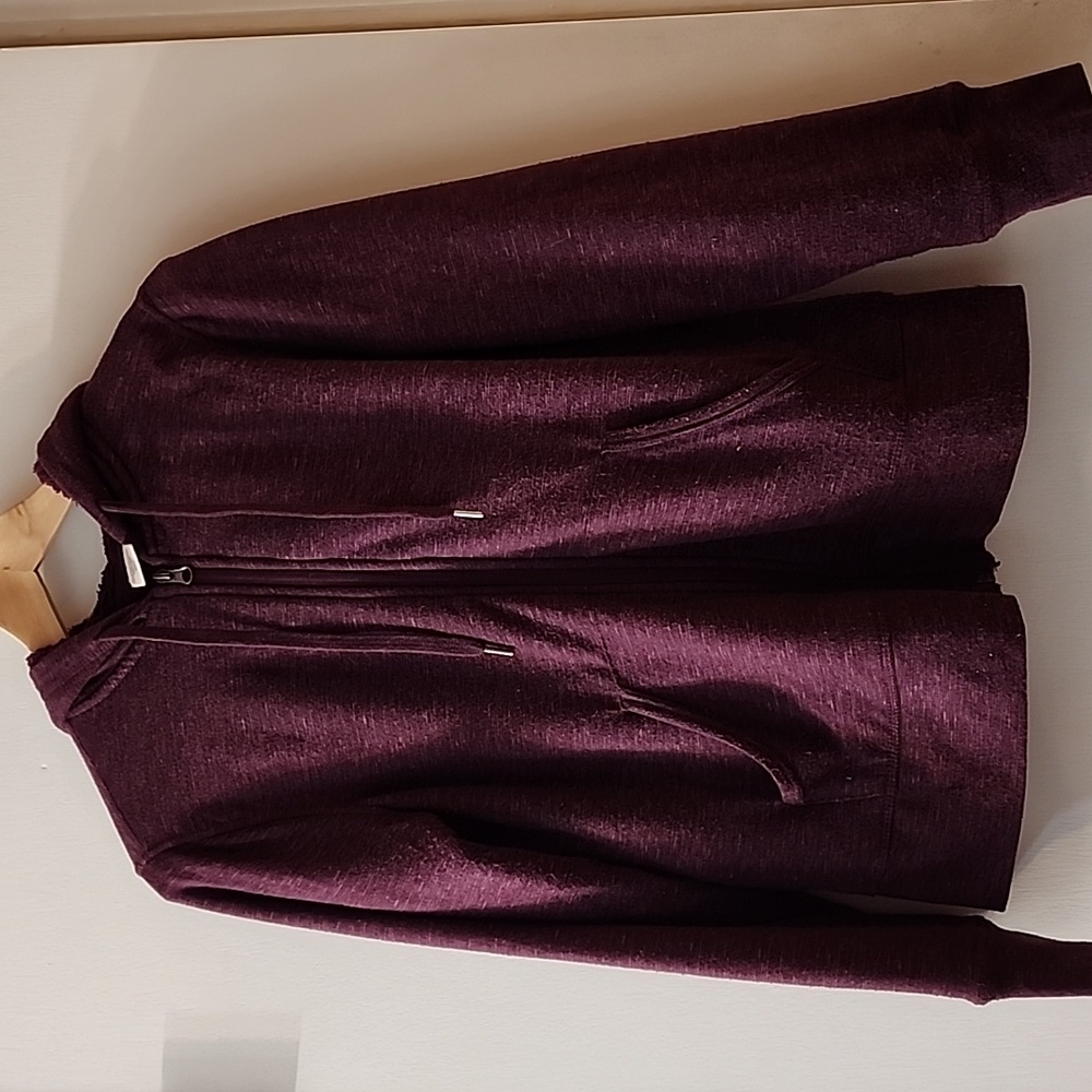 Member's Mark Sherpa Purple Zip-Up Hoodie